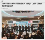All New Honda Vario 125 Kini Tampil Lebih Gahar dan Ekspresif