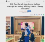 RRI Pontianak dan Asmo Kalbar Bersinergi Tingkatkan Kesadaran Safety Riding