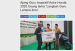 Ajang Guru Inspiratif Astra Honda 2025 Usung tema “Langkah Guru Lentera Ilmu”