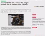 New Honda ADV160 Tampil Lebih Gagah dengan Warna Baru dan Fitur Canggih