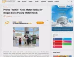 Promo “Kartini” Astra Motor Kalbar, DP Ringan Bawa Pulang Motor Honda