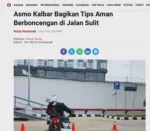 Asmo Kalbar Bagikan Tips Aman Berboncengan di Jalan Sulit