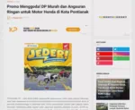 Promo Menggoda! DP Murah dan Angsuran Ringan untuk Motor Honda di Kota Pontianak
