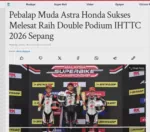 Pebalap Muda Astra Honda Sukses Melesat Raih Double Podium IHTTC 2026 Sepang