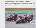 Pebalap Muda Astra Honda Tampil Kencang di Laga Pembuka Moto4 Asia Cup