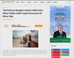 Tak Perlu ke Bengkel, Honda CARE Astra Motor Kalbar Hadir Layani Konsumen di Mana Saja