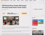 AHM Bekali Ribuan Pelajar SMK dengan Teknologi Sepeda Motor Honda Terbaru