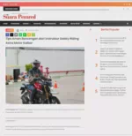 Tips Aman Boncengan dari Instruktur Safety Riding Astra Motor Kalbar