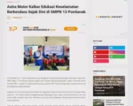 Astra Motor Kalbar Edukasi Keselamatan Berkendara Sejak Dini di SMPN 13 Pontianak