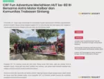 CRF Fun Adventure Meriahkan HUT ke-80 RI Bersama Astra Motor Kalbar dan Komunitas Trabasan Sintang