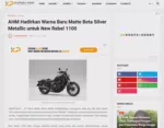 AHM Hadirkan Warna Baru Matte Beta Silver Metallic untuk New Rebel 1100
