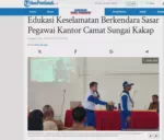 Konsisten Budayakan Keselamatan Berkendara, Asmo Kalbar Bagikan Tips Cari Aman