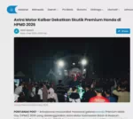 Astra Motor Kalbar Dekatkan Skutik Premium Honda di HPMD 2026