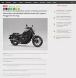 Pembaruan Konsep Urban Cruiser untuk Kenyamanan Berkendara, Honda Rebel 500 dan Rebel 1100 Jagoan Penggemar Touring