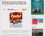 Menjelang Tutup Tahun di Singkawang, Promo Spesial Motor Honda Segera Usai