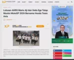 Lulusan AHRS Mario Aji dan Veda Ega Tatap Musim MotoGP 2026 Bersama Honda Team Asia