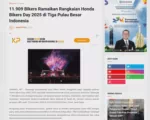 11.909 Bikers Ramaikan Rangkaian Honda Bikers Day 2025 di Tiga Pulau Besar Indonesia