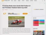 Pembalap Muda Astra Honda Raih Podium di Seri Pembuka Thailand Talent Cup 2026