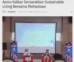 Asmo Kalbar Semarakkan Sustainable Living Bersama Mahasiswa