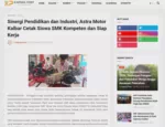 Sinergi Pendidikan dan Industri, Astra Motor Kalbar Cetak Siswa SMK Kompeten dan Siap Kerja