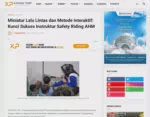 Miniatur Lalu Lintas dan Metode Interaktif: Kunci Sukses Instruktur Safety Riding AHM