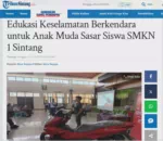 Edukasi Keselamatan Berkendara untuk Anak Muda Sasar Siswa SMKN 1 Sintang