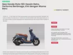 New Honda Stylo 160: Desain Retro, Performa Bertenaga, Kini dengan Warna Baru