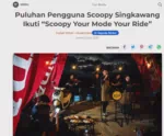 Puluhan Pengguna Scoopy Singkawang Ikuti “Scoopy Your Mode Your Ride”