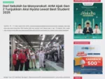 Dari Sekolah ke Masyarakat: AHM Ajak Gen Z Tunjukkan Aksi Nyata Lewat Best Student 2025