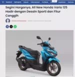 Segini Harganya, All New Honda Vario 125 Hadir dengan Desain Sporti dan Fitur Canggih