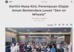 Kartini Masa Kini, Perempuan Diajak Aman Berkendara Lewat “Zen on Wheels”