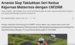 Arsenio Siap Taklukkan Seri Kedua Kejurnas Motocross dengan CRF250R