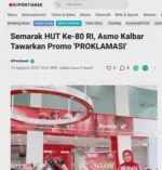 Semarak HUT Ke-80 RI, Asmo Kalbar Tawarkan Promo 'PROKLAMASI'