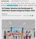 34 Pelajar Salurkan Ide Berdampak di AHM Best Student Regional Kalbar 2025