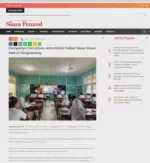 Kampanye Cari aman, Astra Motor Kalbar Sasar Siswa SMA N 1 Singkawang