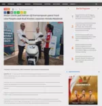 Motor Listrik jadi Bahan Uji Kemampuan para Front Line People saat Ikuti Kontes Layanan Honda Nasional