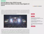 Honda Bikers Day 2025 Puncak Persaudaraan Bikers Honda Siap Digelar di Garut