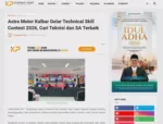 Astra Motor Kalbar Gelar Technical Skill Contest 2026, Cari Teknisi dan SA Terbaik