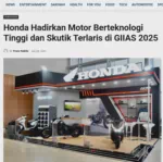 Honda Hadirkan Motor Berteknologi Tinggi dan Skutik Terlaris di GIIAS 2025