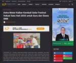 Astra Motor Kalbar Kembali Gelar Festival Vokasi Satu Hati 2026 untuk Guru dan Siswa SMK