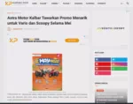 Astra Motor Kalbar Tawarkan Promo Menarik untuk Vario dan Scoopy Selama Mei