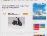 Honda Stylo 160 Kini Hadir dengan Varian Burgundy dan Royal Series