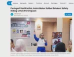 Peringati Hari Kartini, Astra Motor Kalbar Edukasi Safety Riding untuk Perempuan