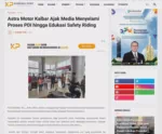 Astra Motor Kalbar Ajak Media Menyelami Proses PDI hingga Edukasi Safety Riding