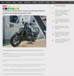Andalkan Konsep Urban Cruiser, Honda Rebel 1100 CC jadi Buruan Pengunjung GIAAS 2025
