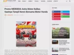 Promo MERDEKA Astra Motor Kalbar, Saatnya Tampil Keren Bersama Motor Honda