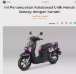 Ini Penampakan Kolaborasi Unik Honda Scoopy dengan Kuromi