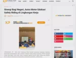 Sinergi Bagi Negeri, Astra Motor Edukasi Safety Riding di Lingkungan Kerja