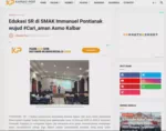 Edukasi SR di SMAK Immanuel Pontianak wujud #Cari_aman Asmo Kalbar