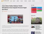 Astra Motor Kalbar Edukasi Teknik Mendahului Aman kepada Personel Sigab dan Bravo